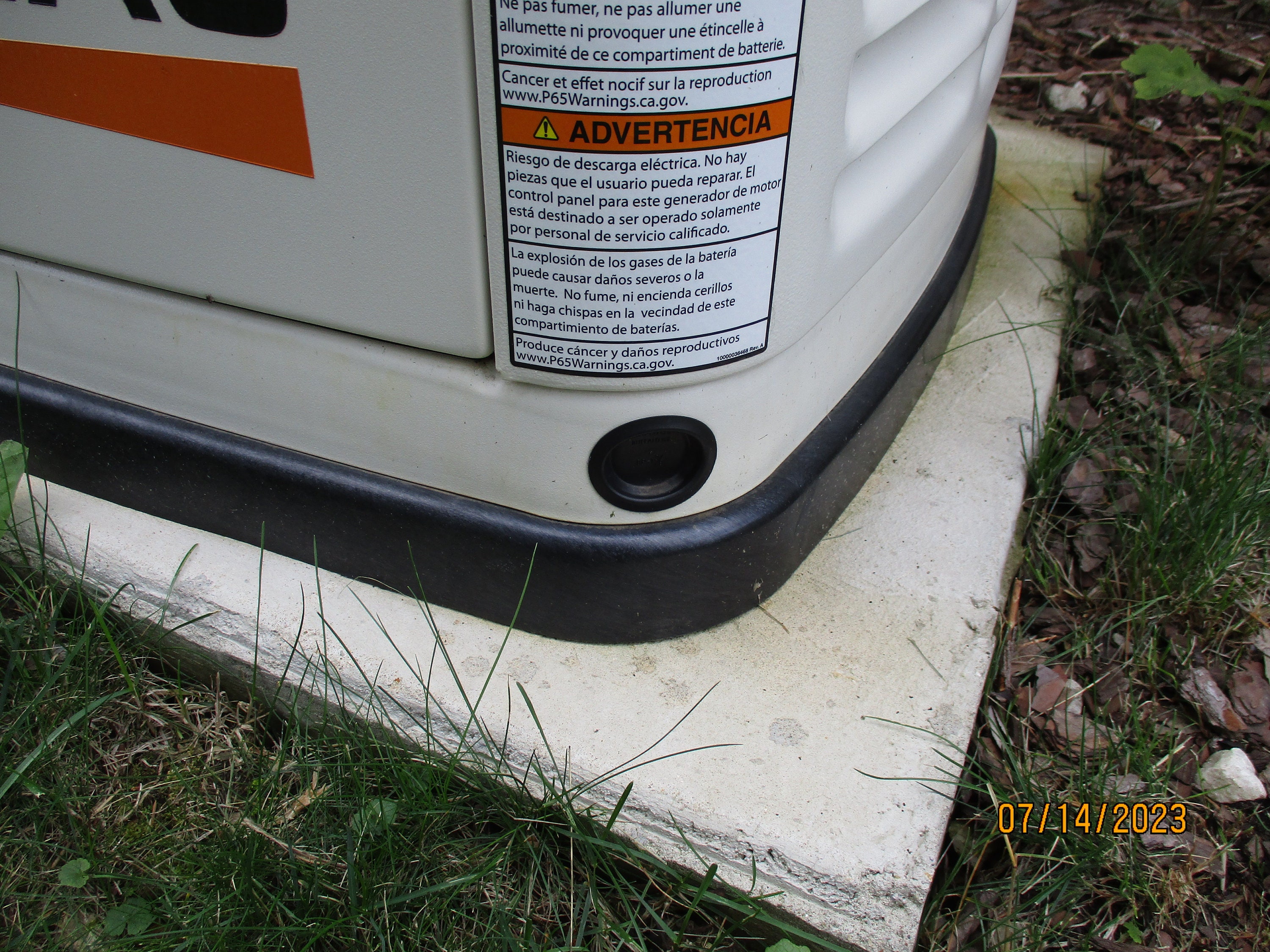 Generac Generator Base Hole Plug Kit Set of 4 Generac Whole House Air