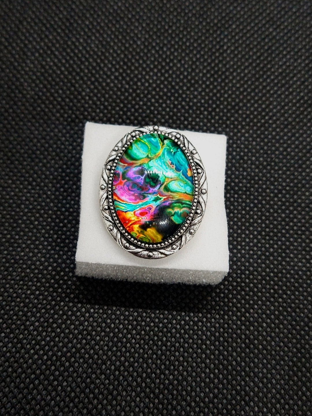 Gothic Alternative Ring Antique Silver Adjustable - Etsy
