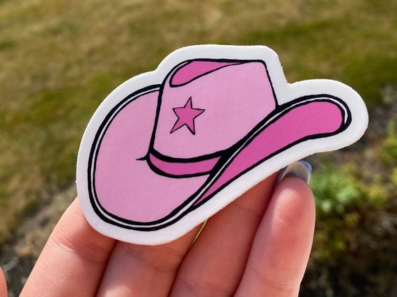 Cowboy hat sticker outlet