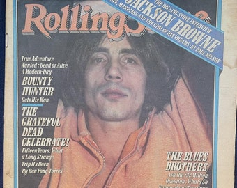 Vintage Jackson Browne 1980 Rolling Stone Magazine