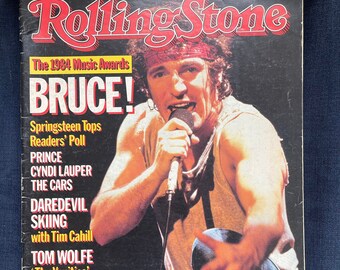 Vintage Bruce Springsteen February 1985 Rolling Stone Magazine