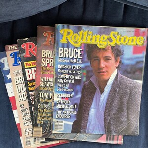 Vintage Bruce Springsteen 1981 Rolling Stone Magazine - Etsy