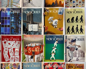 Vintage New Yorker Covers - early 2000s - authentic