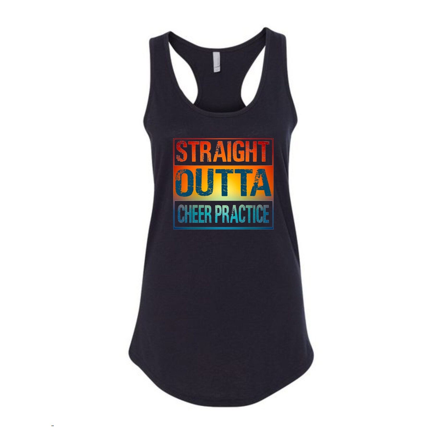 Straight Outta Cheer Practice Tank 