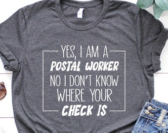 Postal Worker Shirt, Post Office Shirt, Postal Carrier Worker Shirts, Mail Woman Shirt,  Postal Carrier Shirt, Funny Postal Worker