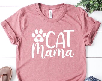 Cat Mama Shirt, Cat Mom Shirt, Cat Mom Shirt, Cat Shirt, Cat Lover, Mother's Day Gift For Mom,Cat Lover Gift, Cat Shirt,Cat Mama T-Shirt,