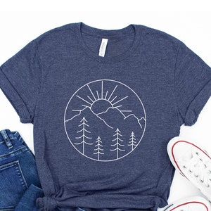 Adventure Shirt, Camping Shirts, Mountain TShirt,Nature Lover Shirt, Camping Gift,Vacation Shirt,Hiker Tee,Forest Tee,Adventure Awaits Shirt