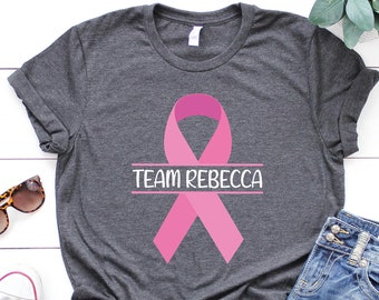 Breast Cancer T-shirt, Motivational T-shirt, Cancer Awareness T-shirt, Personalized Team Cancer T-shirt , Cancer Support Team Shirt,Support