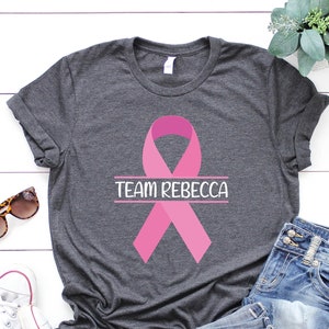 Breast Cancer T-shirt, Motivational T-shirt, Cancer Awareness T-shirt, Personalized Team Cancer T-shirt , Cancer Support Team Shirt,Support