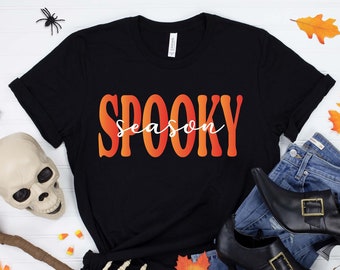 Spooky Season Shirt, Fall Shirt, Halloween Shirt, Cute Spooky Shirt, Cute Halloween T shirt, Halloween Gift, Thanksgiving Shirt, Boo Shirt