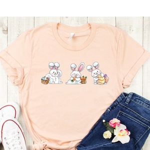 Easter Shirt, Rabbit Shirt, Bunny Shirt, Cute Bunny Shirt, Easter Bunny Shirt, Rabbit Lover Gift, Cute Easter Shirt, Bunny Lover Gift