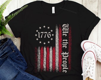 We The People Shirt,  Patriotic Labor Day Shirt, Patriotic American flag 1776 shirt, Vintage USA Flag 1776, Independence Day Shirt