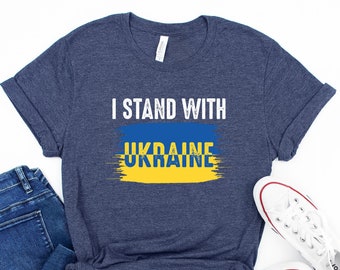 I Stand With Ukraine Shirt, Strong Ukrainian Girl Shirt, Support Ukraine Shirt, The War Shirt, Ukraine Tee, Stand with Ukraine