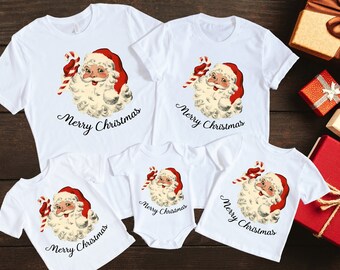 Retro Santa Shirt, Santa Tshirt, Merry Christmas Shirt, Gift For Christmas, Retro Christmas Shirt, Christmas Gift, Santa Shirt, Noel Shirt