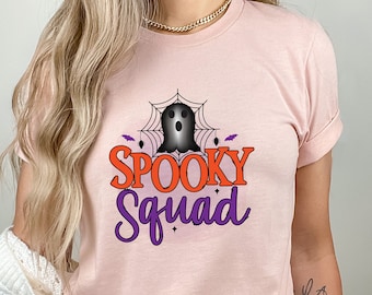 Spooky Squad Shirt, Halloween Matching Shirt,Horror Squad Shirt,Spooky Season Tee,Halloween Family Shirt, Funny Halloween Shirt,Spooky Shirt