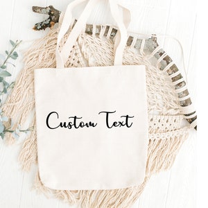 Custom Canvas Tote Bag, Print Canvas Shoulder Bag, Wholesale Bags, Logo, Photo, Text, Business, Event, Shopping Bag, Personalized Tote Bag