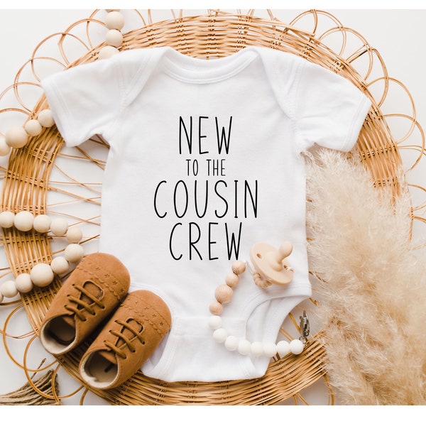 New to the Cousin Crew Bodysuit, Baby Onesie®, Baby Onesie®, New to the Cousin Crew, Cousin shirt, baby shower gift, baby gift, baby Onesie®