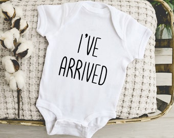 I've Arrived Onesie®, Baby Onesie®, Cute Baby Gift, Baby Shower Gift, Pregnancy Announcement Onesie®, Baby Gift, Baby clothing