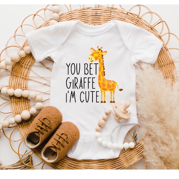 Giraffe Baby Clothes Etsy