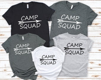 Camp Squad Shirts,Camping Shirt,Camping Squad Shirt, Camp Squad Tshirts,Adventure Shirt, Outdoor Shirt, Shirts for campers,camper t-shirt