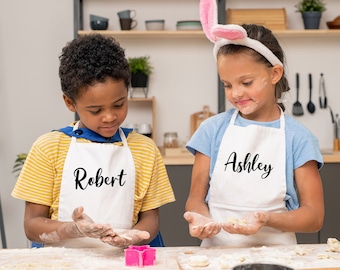 Personalized Kids Apron, Cooking Kitchen Gift, School Gift, Student Gift, Aprons for Kids, Kids Apron, Slime Party, Kids Art Smock, Gift Kid