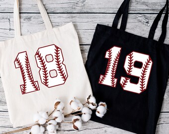 Personalized Baseball Tote, Baseball Bag, Baseball Mom Tote Bag, Baseball Coach Tote Bag, CanvasTote Bag, Sports Bag Gifts, Tote Bag Gifts