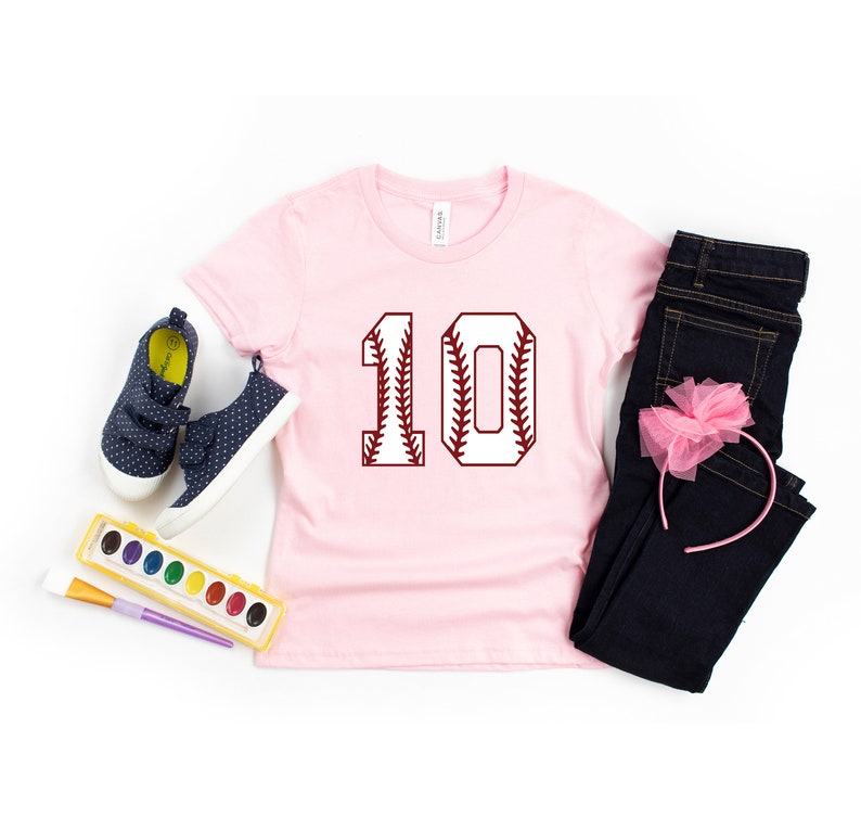 Baseball Numbers Shirt Tshirt Baseball Custom Birthday Etsy