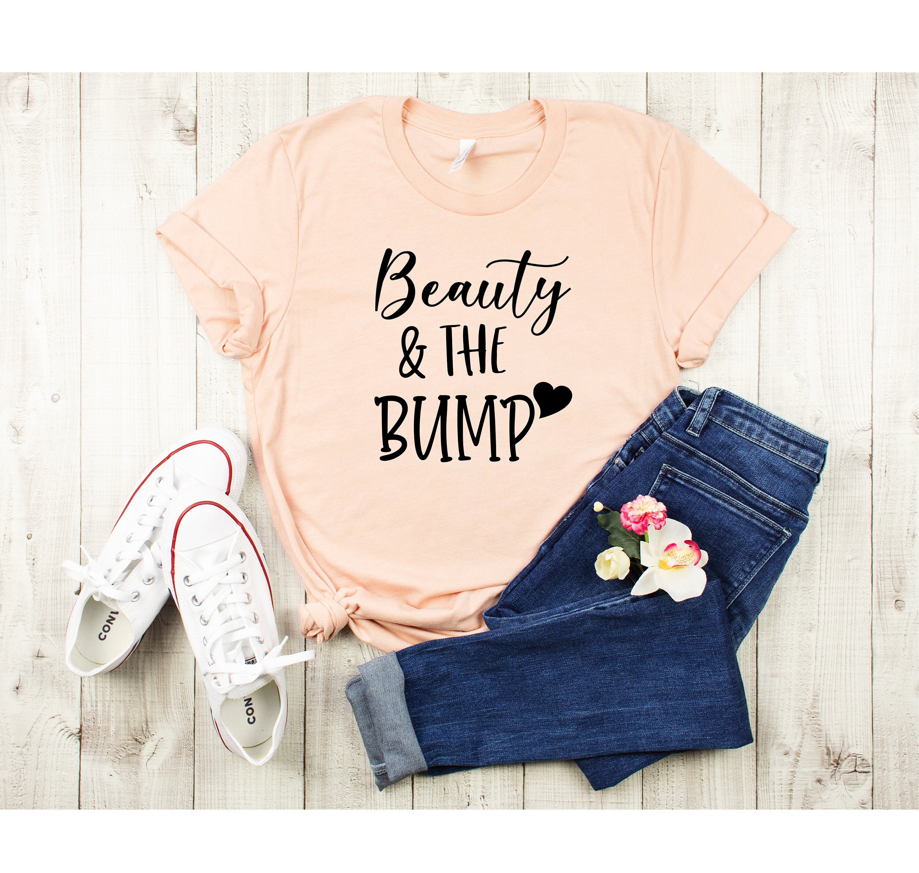 Beauty And The Bump Maternity Shirt Beauty And The Bump Maternity Shirt