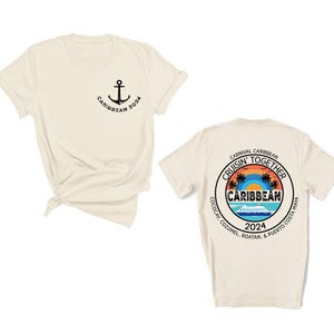 a white t - shirt with a picture of an anchor on it