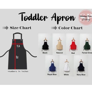 Customized Apron, Baking Apron, Baker Gift, Personalized Gift, Cute Apron For Women Men, Cute Cotton Apron, Printed Apron, Cookie Baker Gift Bild 9