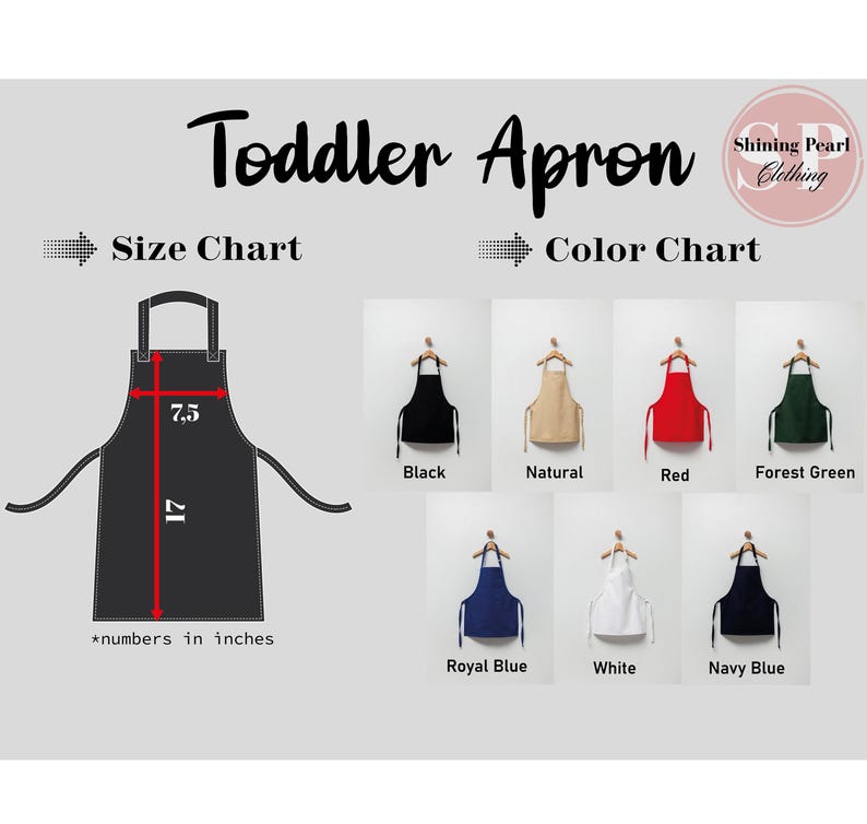 Customized Apron, Baking Apron, Baker Gift, Personalized Gift, Cute Apron For Women Men, Cute Cotton Apron, Printed Apron, Cookie Baker Gift Bild 9