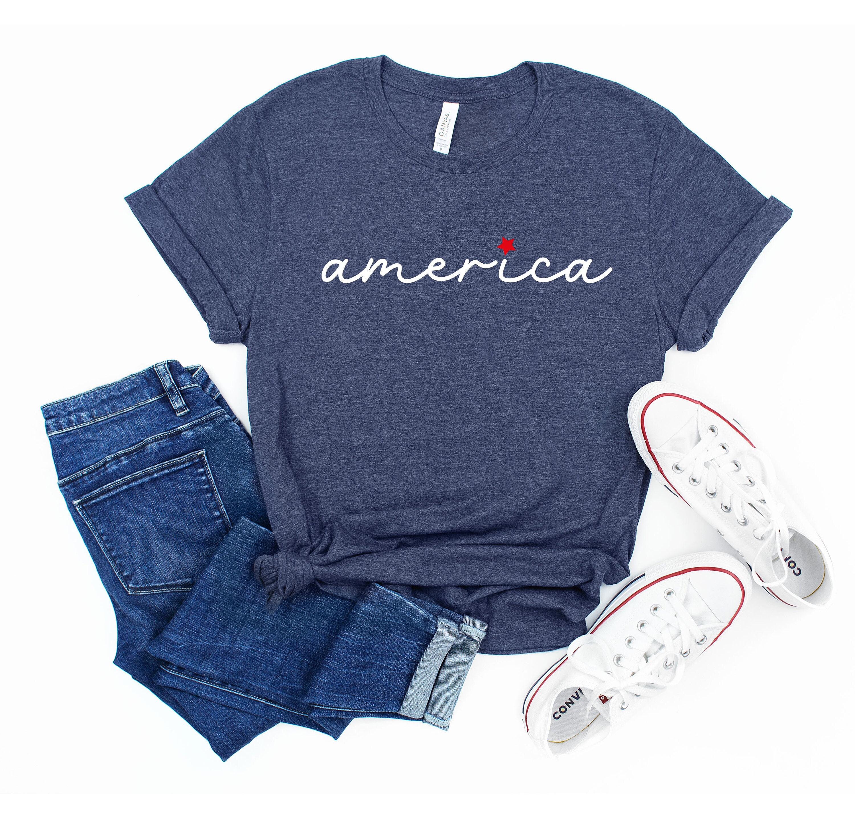 America Shirt, Womens 4th of July Tshirt, Cute 4th of July Shirt, Patriotic Shirt, Independence Day Tshirt, 4th July Shirt Women