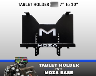 Uchwyt na tablet Moza o rozstawie osi od 7 do 10 cali | Rozstawy osi R3, R5, R9, R12 | Uchwyt na deskę rozdzielczą Sim Racing | Drukowany w 3D dodatek iRacing Assetto LMU GT7 SimHub