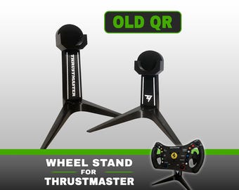 Thrustmaster OLD QR Wheel Display Stand | Steering Wheel Holder for Formula, GT & Round Wheels | T300, tx, ts-pc | 3D printed accessory