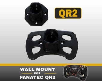 Fanatec QR2 Muurbeugel | Muurhouder voor stuurwielen van ClubSport, CSL en Podium | 3D-geprint accessoire