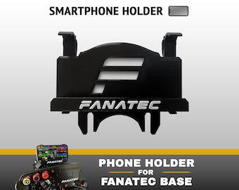 Uchwyt na telefon Fanatec do wszystkich rozstawów osi - wyeksponuj deskę rozdzielczą - druk 3D - CSW, CSL, GTDD, Podium - SimRacing - uchwyt na telefon.