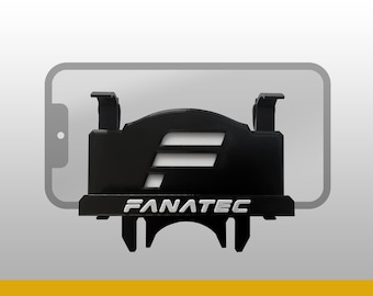 Fanatec Handyhalterung für alle Wheelbases | CSL, ClubSport, Podium, DD Pro | Sim-Racing-Dashboard-Halterung, 3D-gedruckt, Cockpit, Rig, Geschenk