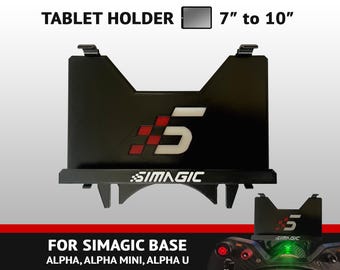 Simagic tablethouder 7" tot 10" voor Alpha, Alpha mini, Alpha U wielbasis - toon je dashboard - 3D-geprint - SimRacing tablethouder