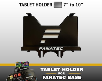Fanatec tablethouder 7" tot 10" | CSL, ClubSport, Podium, DD pro | Sim Racing dashboardhouder | 3D-geprint accessoire iRacing LMU GT7 SimHub
