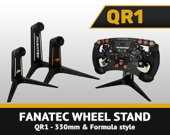 Fanatec Wheel Stand QR1 - 330mm & Formula/GT Size - Custom 3D print