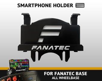 すべてのホイールベースに対応する Fanatec 電話ホルダー - ダッシュボードを表示 - 3D プリント - CSW、CSL、GTDD、Podium - SimRacing - 電話マウント。