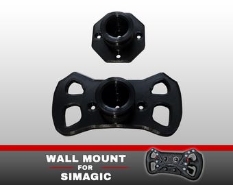 Simagic Wall Mount | Steering Wheel Wall Holder for GT Neo, fx, gtc, GT Pro Wheels | 3D printed accessory