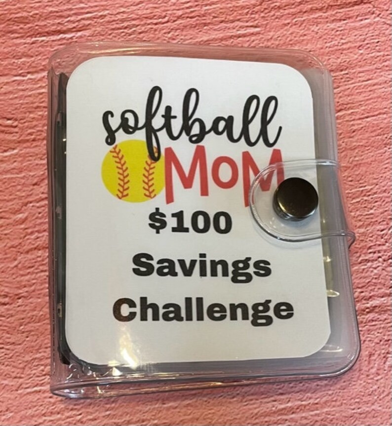 Mini Softball Mom Savings Challenge Binder Etsy