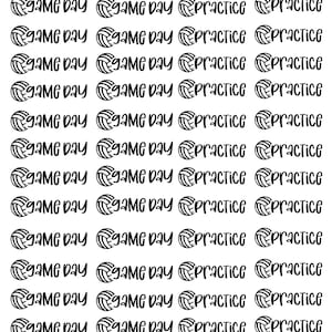 56 Matte Basketball Spieltag & Praxis Sticker
