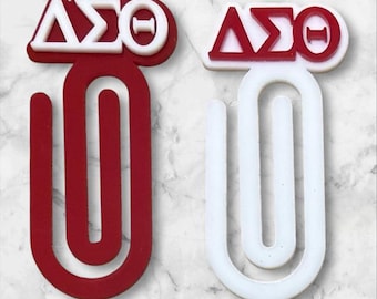 Delta Sigma Theta Sorority Jumbo Paperclip - Certified Vendor