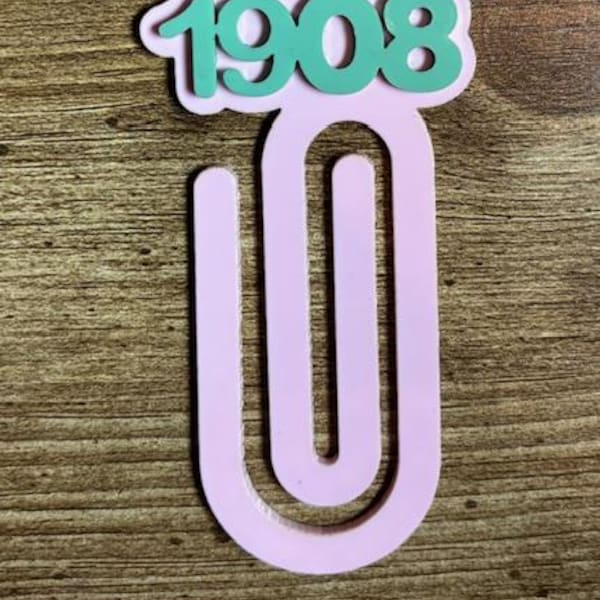 Alpha Kappa Alpha Sorority Year Jumbo Paperclip - Certified Vendor
