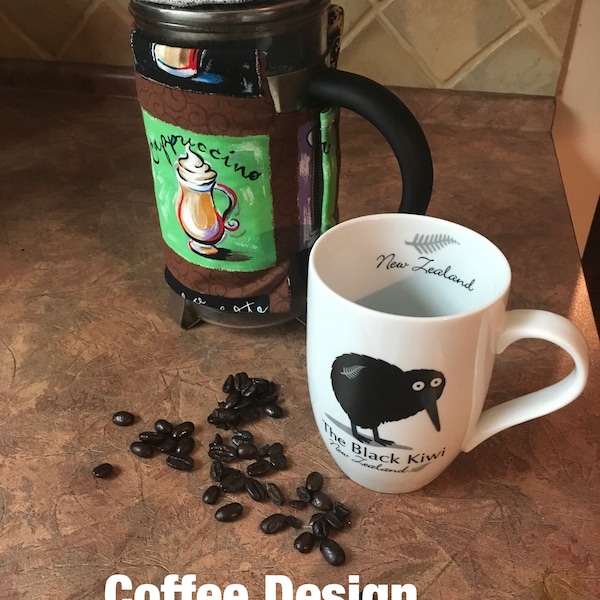 Best SellerFree Shipping Canada, French press cozy, Bodum cozy, Cafetiere warmer, French press cover, Coffee pot cozy, Shop Local