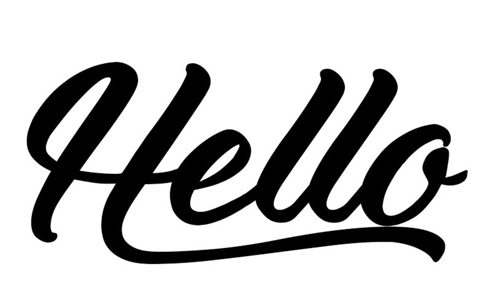 Hello Door Decal Hello Door Sign Door Decal Etsy