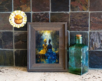 Daughters: the Divine Meeting – Digital Art Print| Yemoja| Oshun