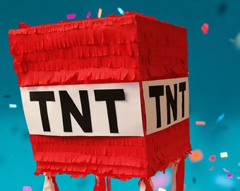 TNT Pinata, Custom Pinata for Thematic Party, Birthday Party Supplies, Birthday Party  Decor, Fiesta, Piñata